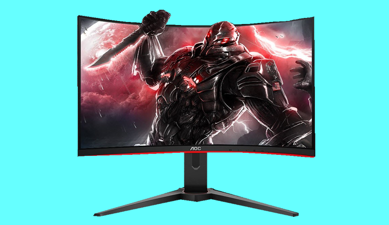 AOC32寸高清孤形顯示器，144HZ高刷游戲屏